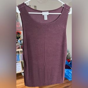 Chico’s Traveler’s Size 3 - plum shell and cardigan